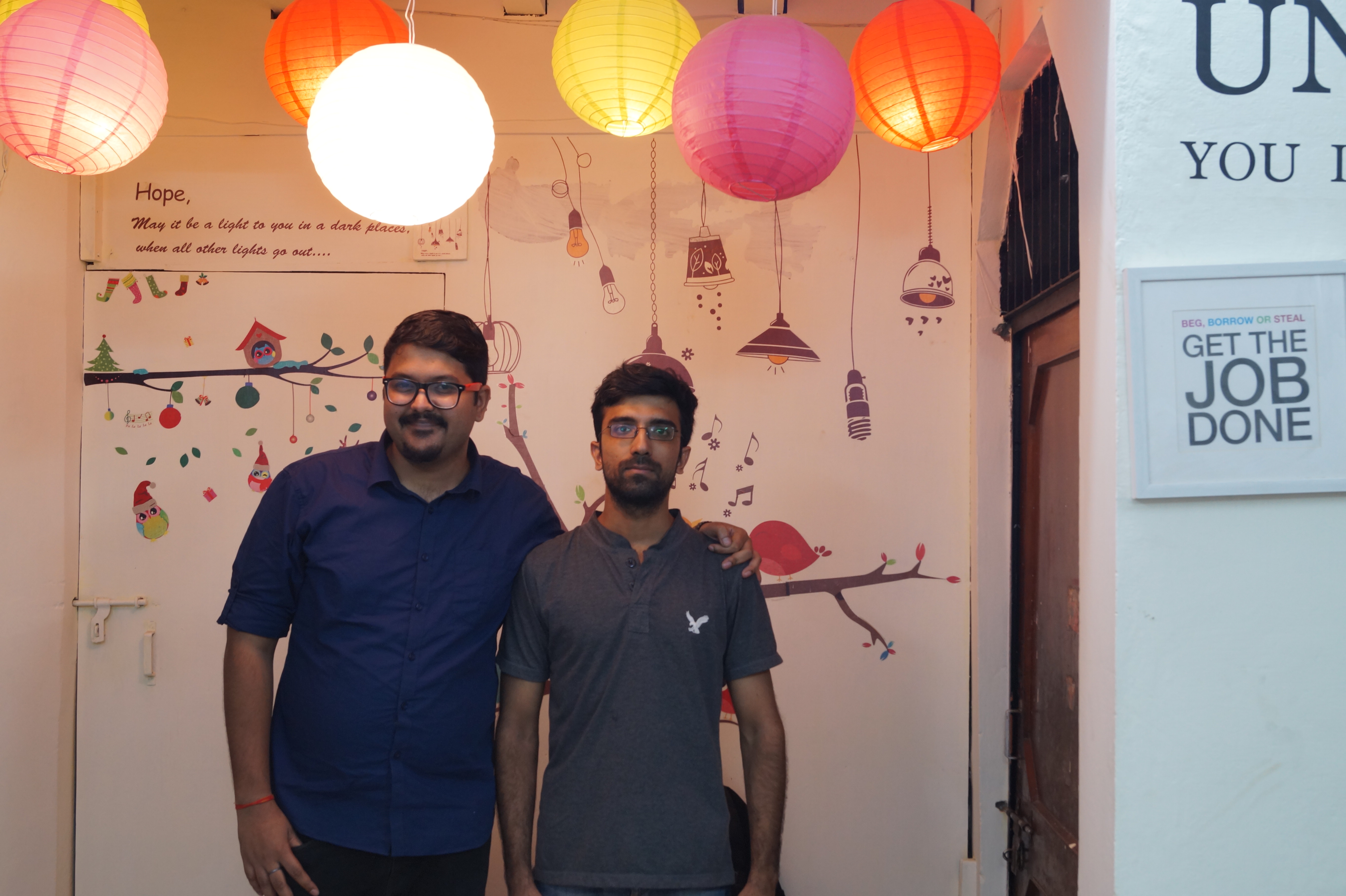 RippledMe Founders - Vikalp(L) & Gaurav(R)